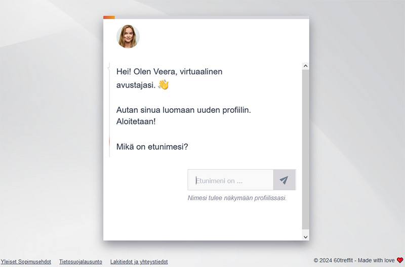 60treffit.fi-sivuston rekisteröintiprosessi on suunniteltu olemaan yksinkertainen ja opastava, jotta käyttäjät voivat helposti luoda profiilin ja aloittaa seuranhaun.